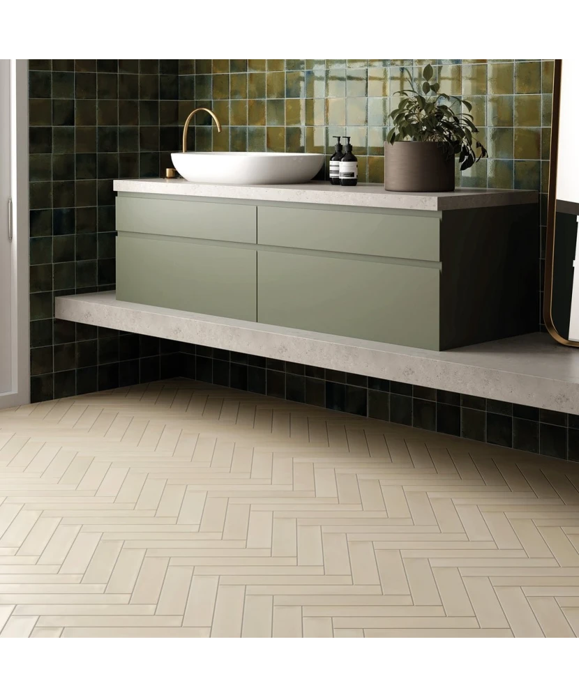 Carrelage Wadi Beige 6x30 cm - vue d’ambiance 2
