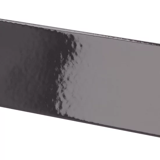 Carrelage Wadi Decor Noir 6x30 cm - vue latérale du carreau