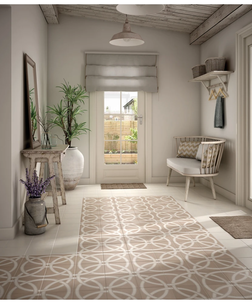 Carrelage Caprice Loop Pastel 20x20 cm - vue d’ambiance
