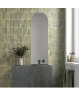 Carrelage Raku Sage 6x18,6 cm - posé en salle de bain