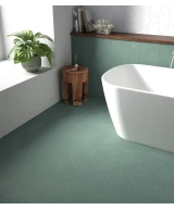 Carrelage Porto Cross Pickle Green 12x12 cm - posé en salle de bain