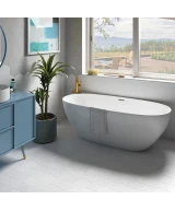 Carrelage Porto Star White 16,8x16,8 cm - posé en salle de bain 2
