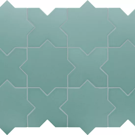 Carrelage Porto Star Jade 16,8x16,8 cm - panneau de carreaux