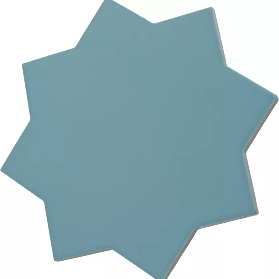 Carrelage Porto Star Azure 16,8x16,8 cm - vue latérale du carreau
