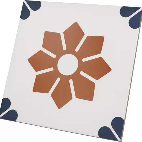 Carrelage Rivoli Fiore 20x20 cm - vue latérale du carreau