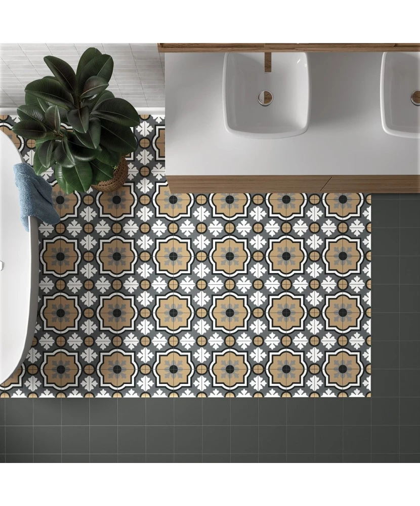 Carrelage Rivoli Monaco Gris 20x20 cm - posé en terrasse