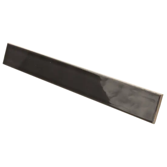 Carrelage Vitral Black 5x40 cm - vue latérale du carreau