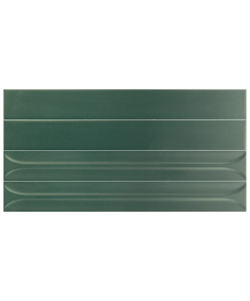 Carrelage Hopp Bro Laurel Green 5x40 cm - détail du carreau