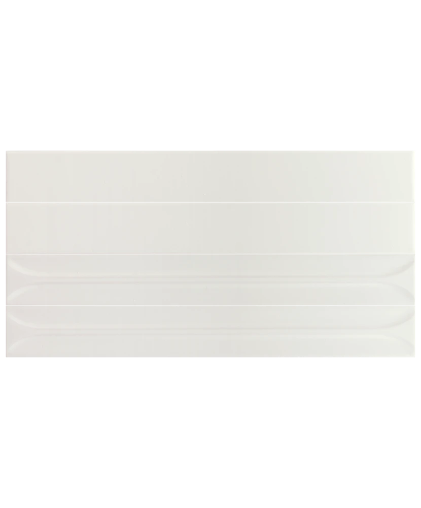 Carrelage Hopp Bro White 5x40 cm - détail du carreau