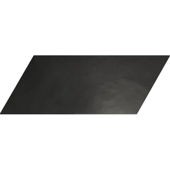 Carrelage Chevron Negro Mate Gauche 9x20,5 cm - détail du carreau