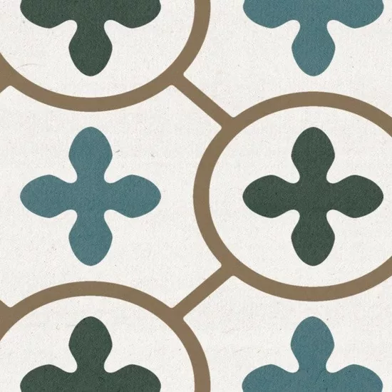 Carrelage Chevron Patchwork Color Droit 9x20,5 cm - détail du carreau