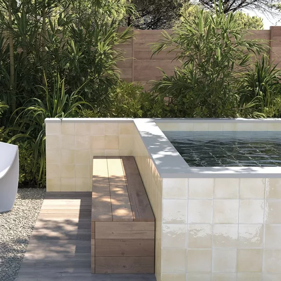 Carrelage Spa&Pools Canvas 15x15 cm - vue d’ambiance 2