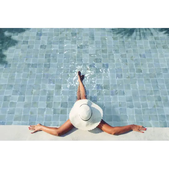 Carrelage piscine Spa&Pools en situation