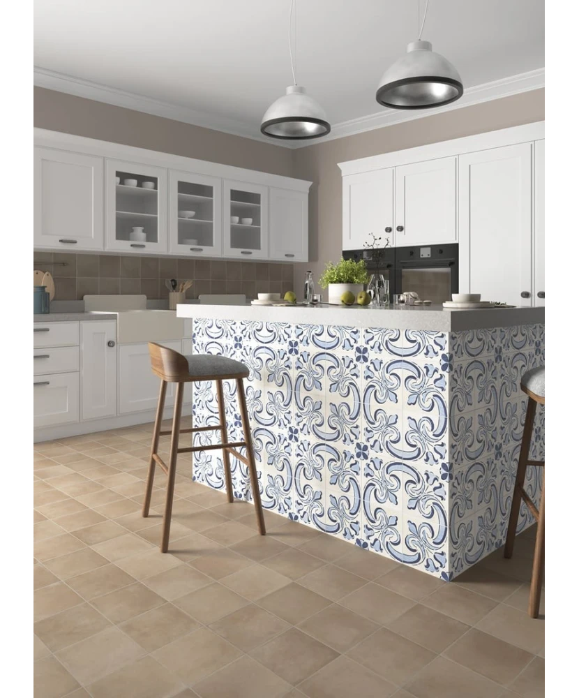 Carrelage Ares Taupe 20x20 cm - vue d’ambiance