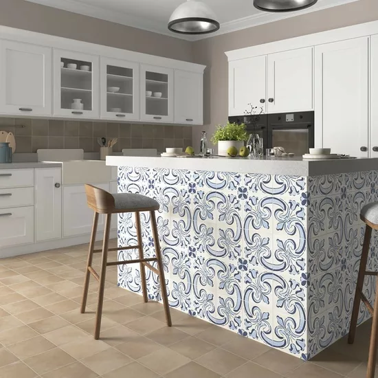 Carrelage Ares Taupe 20x20 cm - vue d’ambiance