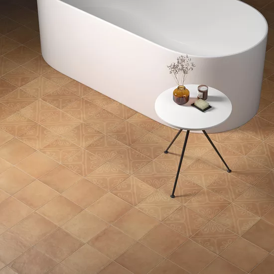 Carrelage Ares Cotto 20x20 cm - vue d’ambiance