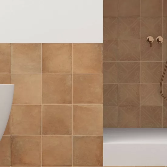 Carrelage Ares Decor Cotto 20x20 cm - vue d’ambiance