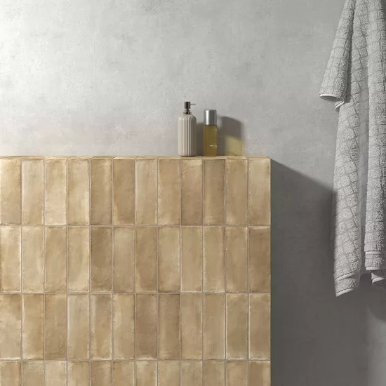 Carrelage Sabbia Cinnamon 6,5x20 cm - vue d’ambiance