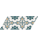 Carrelage Chevron Patchwork Color Gauche 9x20,5 cm - détail du carreau 13