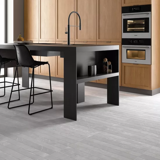 Carrelage Marmoris Grey 7,5x60 cm - vue d’ambiance