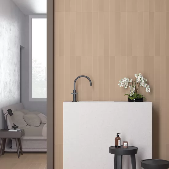 Carrelage Earth Oak Apple 7,5x60 cm - vue d’ambiance
