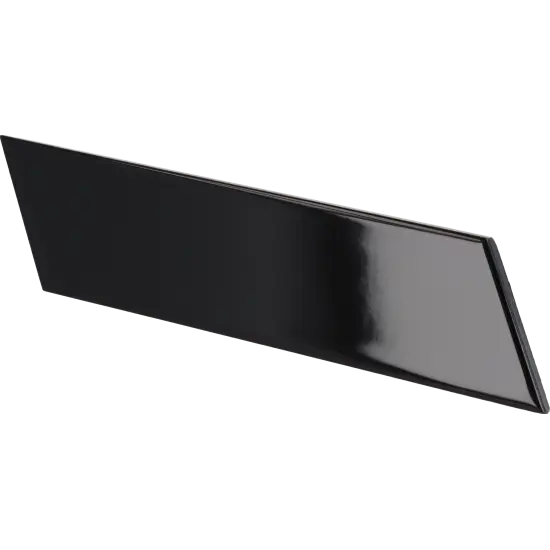 Carrelage Chevron Wall Black Droit 18,6x5,2 cm - détail du carreau