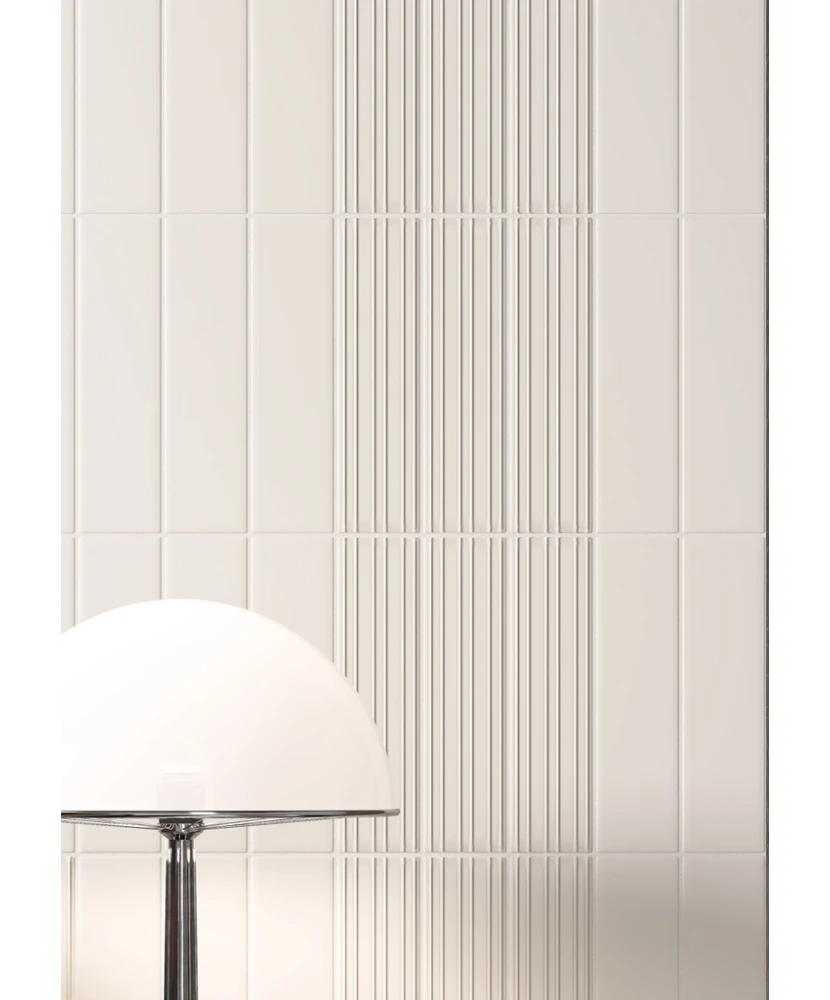 Carrelage Lumina Birch Mat 6x24,6 cm - vue d’ambiance