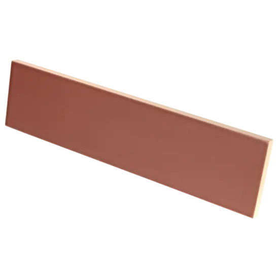 Carrelage Lumina Roan Rouge Mat 6x24,6 cm - détail du carreau