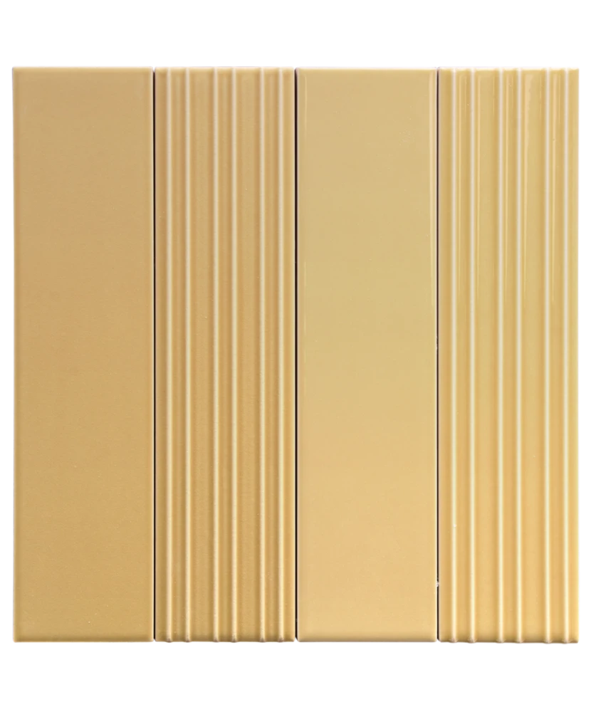 Carrelage Lumina Rattan Mat 6x24,6 cm - détail du carreau 2