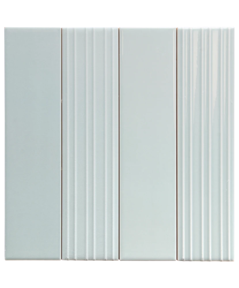 Carrelage Lumina Marram Blue 6x24,6 cm - détail du carreau 2