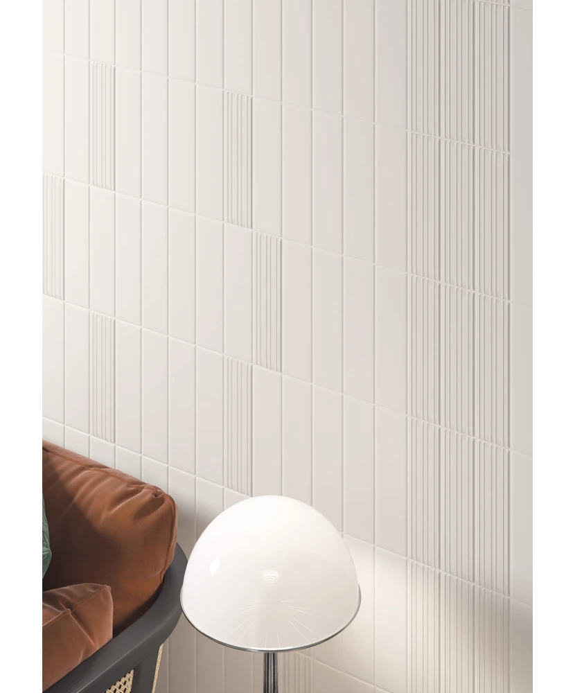 Carrelage Lumina Rivia Birch Mat 6x24,6 cm - vue d’ambiance 2