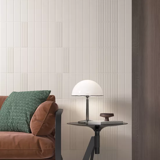Carrelage Lumina Rivia Birch Mat 6x24,6 cm - vue d’ambiance 3