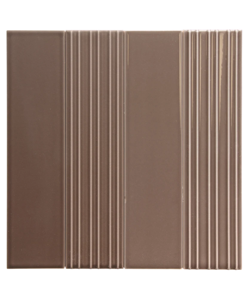 Carrelage Lumina Rivia Acorn Mat 6x24,6 cm - détail du carreau 2