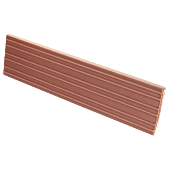 Carrelage Lumina Rivia Roan Rouge Mat 6x24,6 cm - détail du carreau