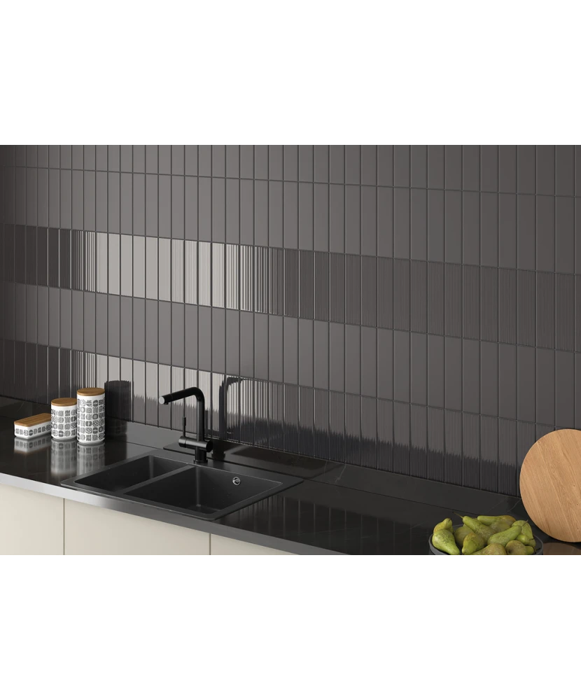Carrelage Lumina Rivia Oyster 6x24,6 cm - vue d’ambiance