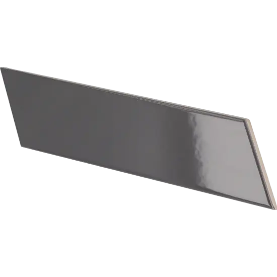Carrelage Chevron Wall Dark Grey Droit 18,6x5,2 cm - détail du carreau