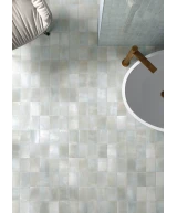 Carrelage Miyako Blue Moon Gloss 5x15 cm - vue d’ambiance 2