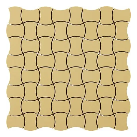 Carrelage 2,5x5 Butterfly sur trame Ottone