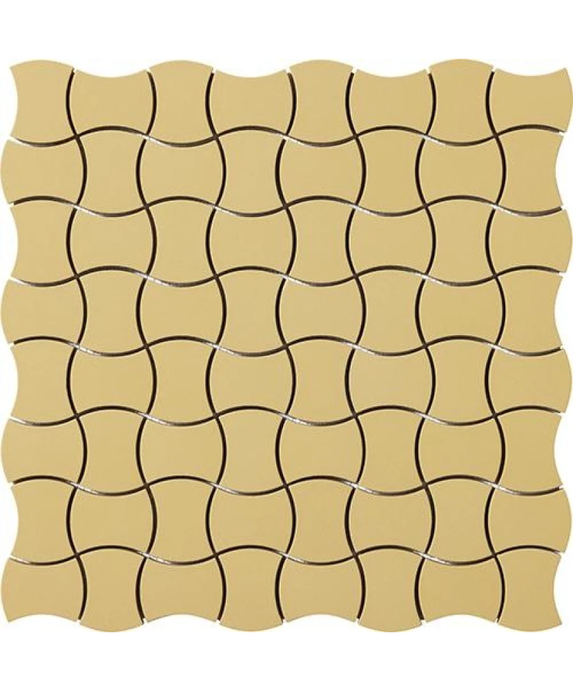 Carrelage 2,5x5 Butterfly sur trame Ottone