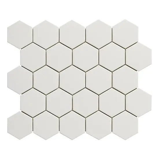 Carrelage 5x5 Hexagone sur trame Fluoro
