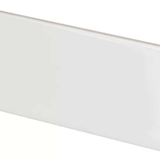 Carrelage Chevron Wall White Gauche 18,6x5,2 cm - détail du carreau