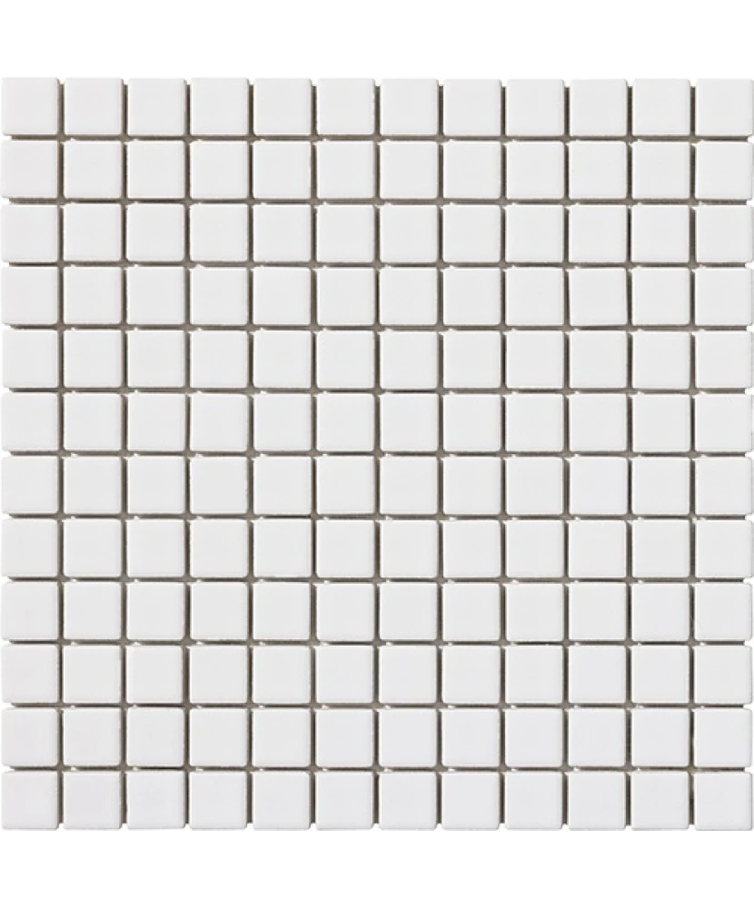 Carrelage 2,5x2,5 sur trame Bianco