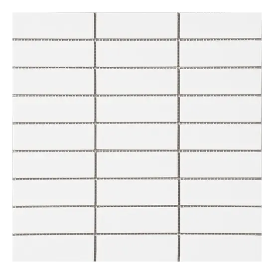 Carrelage 3x10 sur trame Bianco