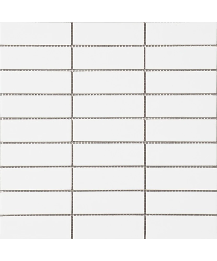 Carrelage 3x10 sur trame Bianco