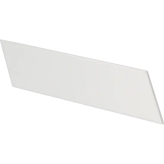 Carrelage Chevron Wall White Mat Droit 18,6x5,2 cm - détail du carreau