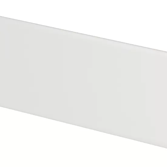 Carrelage Chevron Wall White Mat Droit 18,6x5,2 cm - détail du carreau