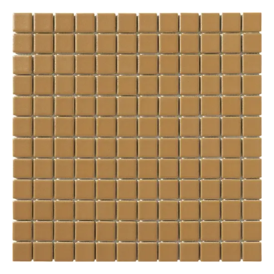 Carrelage 2,5x2,5 sur trame Caramello