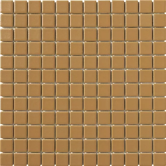 Carrelage 2,5x2,5 sur trame Caramello