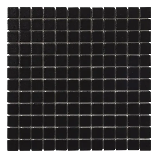 Carrelage 2,5x2,5 sur trame Nero