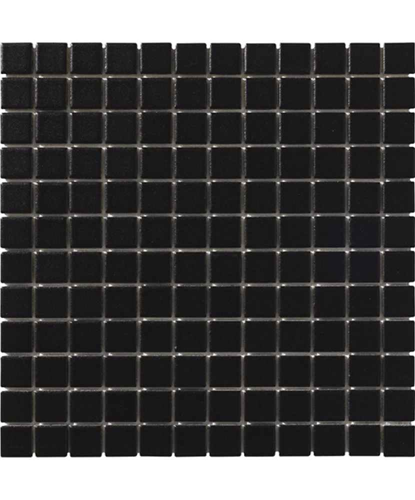 Carrelage 2,5x2,5 sur trame Nero